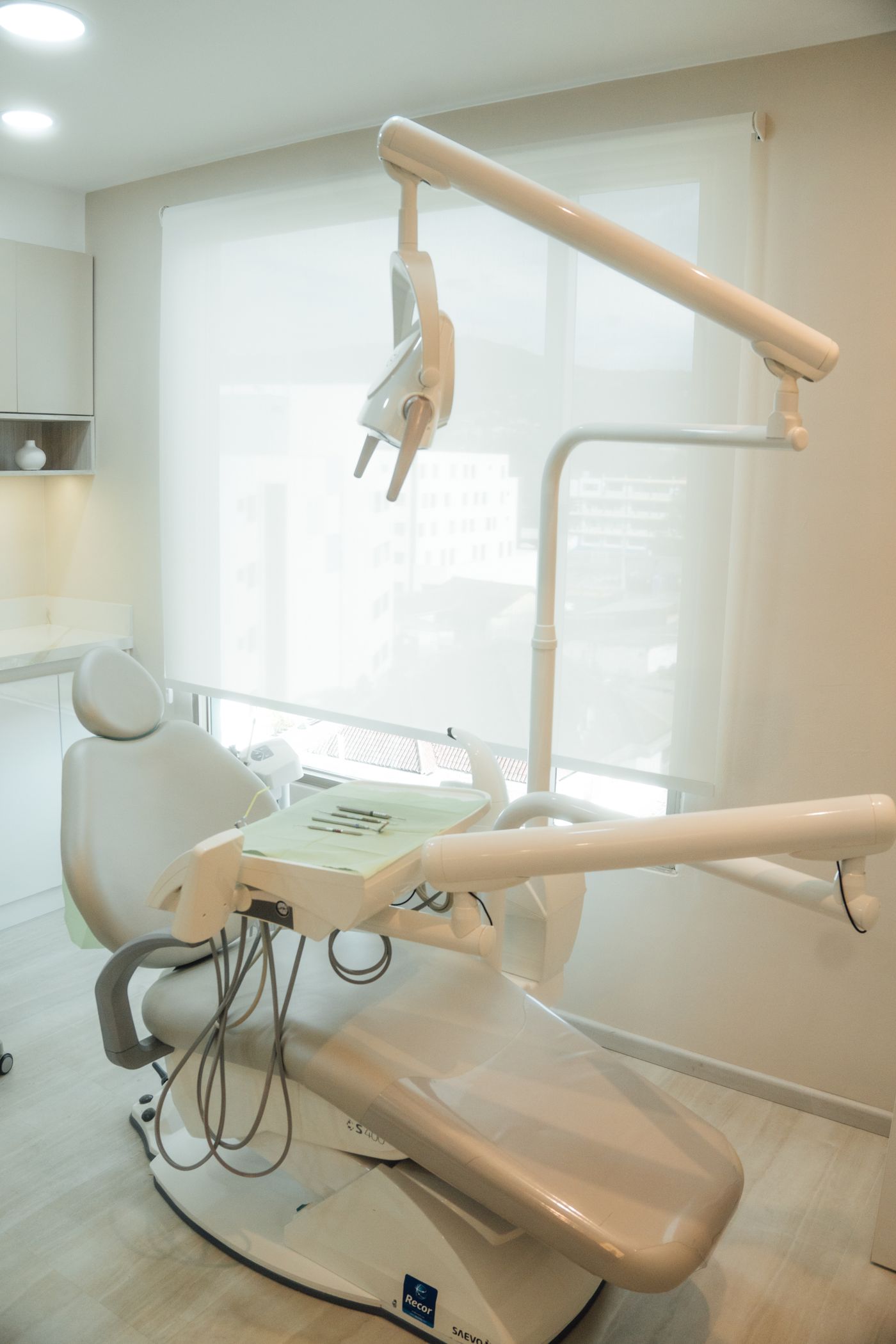 The hero photograph from Enamel, a template for a dental practice
