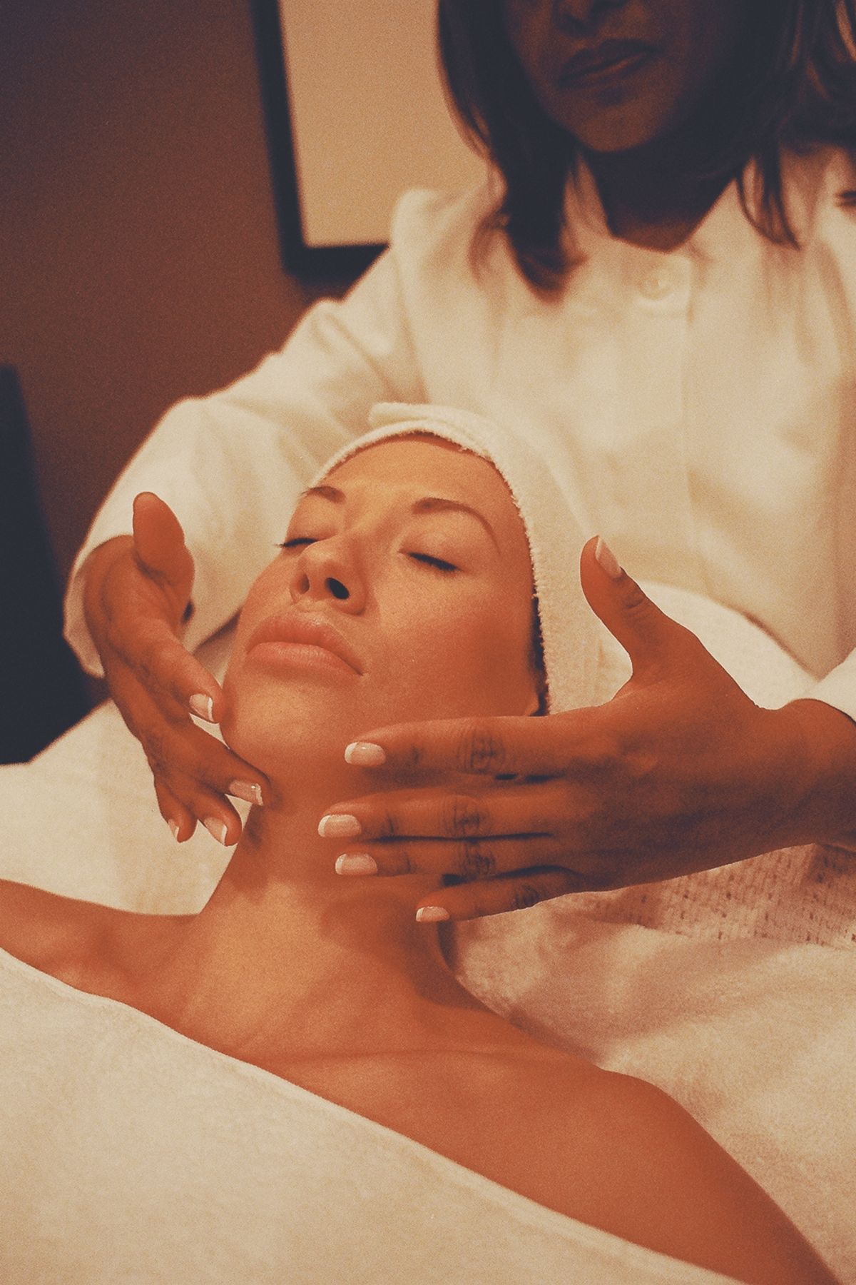The hero photograph from Lumen, a template for a med spa and aesthetics