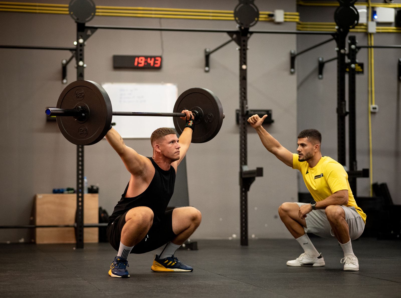 The hero photograph from Tempo, a template for a personal trainer